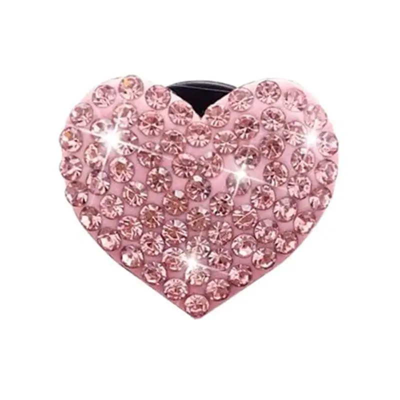

02DE Car Air Outlet Aromatherapys Clip Perfumes Diamond Hearts Diffuser Auto Decor