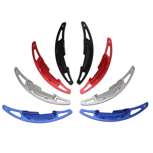 Imagen 2 del producto Para BMW M2 F87 M3 F80 M4 F82 F83 M5 F10 M6 F12 F13 X5M F85 X6M Al aleación de coche volante paleta de cambio extensión 2 uds