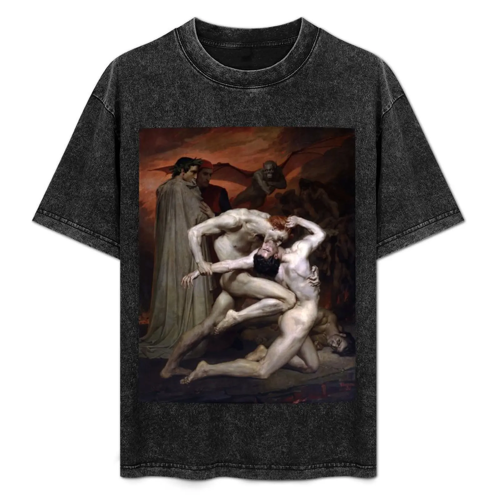 

William Bouguereau - Dante and Virgile T-Shirt animal prinfor boys anime stuff graphic shirts sweat shirts, men