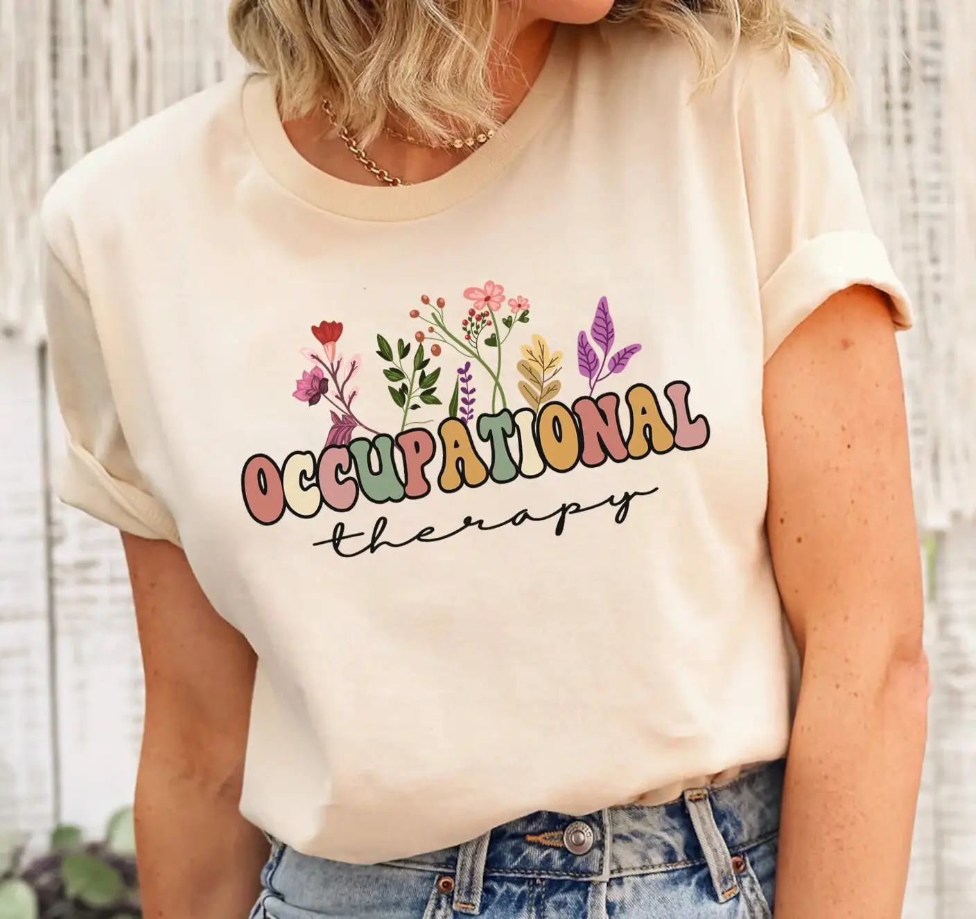 Occupational Therapy T Shirt Ot Therapist Pediatric For