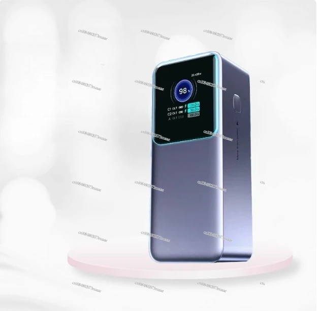Novo banco de potência pd3.1 de 200w 25000mah com tela colorida tft, carregamento rápido de 100w para laptop e telefone, presente de banco de potência portátil