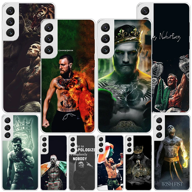 Conor McGregor Phnoe Case for Samsung Galaxy S23 S24 Ultra S22 Plus S21 S20 FE S10E S10 S9 S8 + Unique Cover Coque