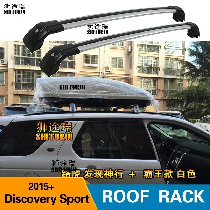 SHITURUI 2Pcs Roof Bars for Land Rover Discovery Sport 2015-2020 SUV  Aluminum Alloy Side Bars Cross Rails Roof Rack Luggage