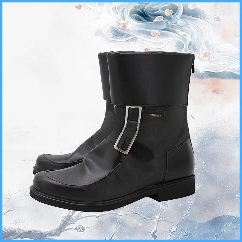 Game Final Fantasy XIV Reaper Cosplay Shoes Boots Halloween Accessorie Customized