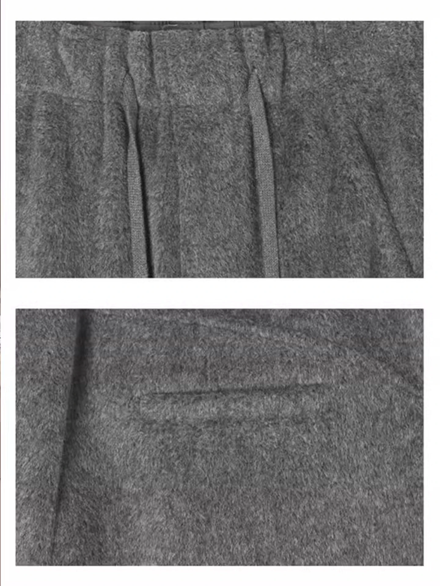 ay Fce Gefüttert Dstring Taille Sport Hosen frauen Herbst Winter Neue Sle plus Größe Elastische Taille Abnehmen Breite Bein hosen