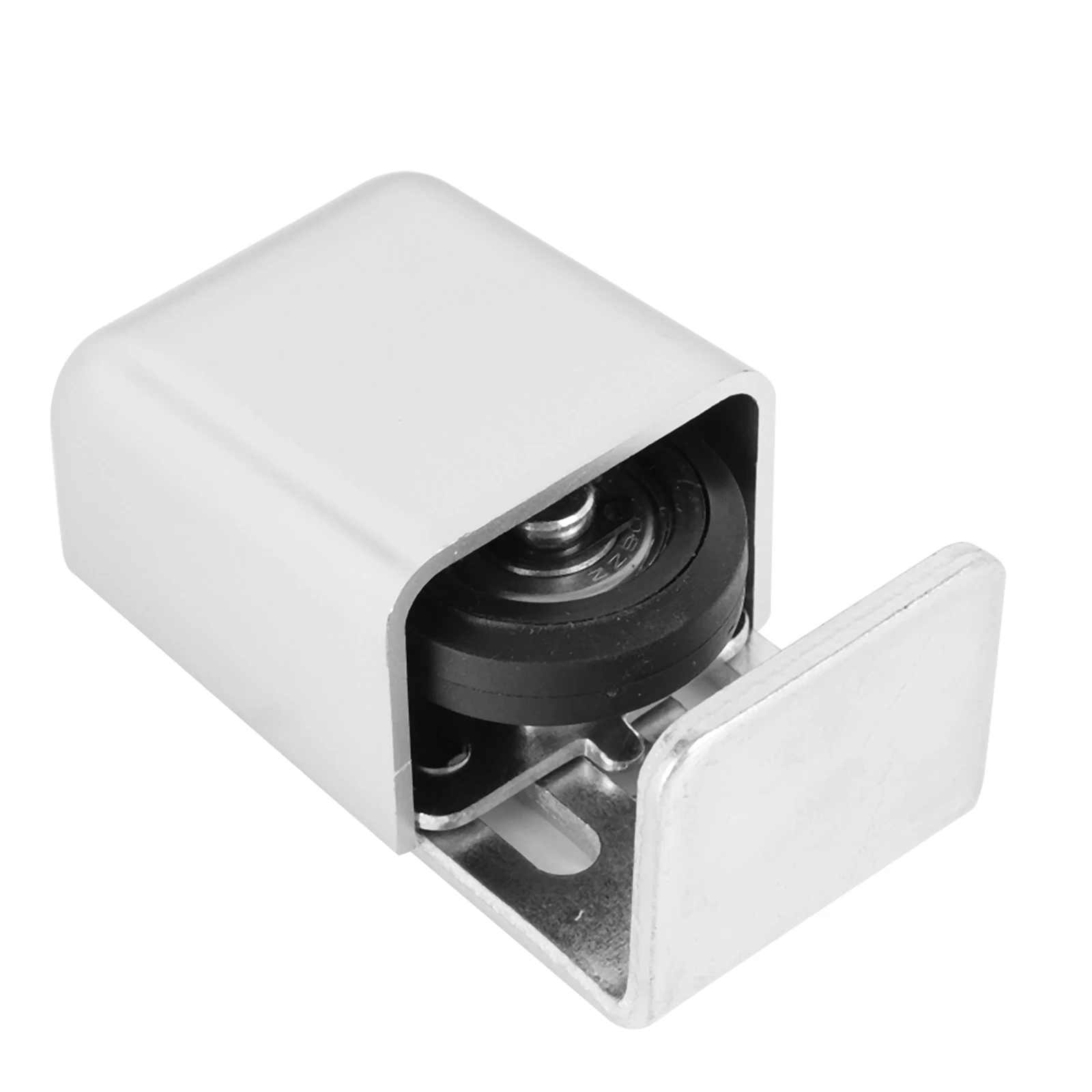 

Adjustable Stainless Steel Barn Floor Guide Roller Bottom Door Stay Deepened Groove Surface Smooth Polished Edges