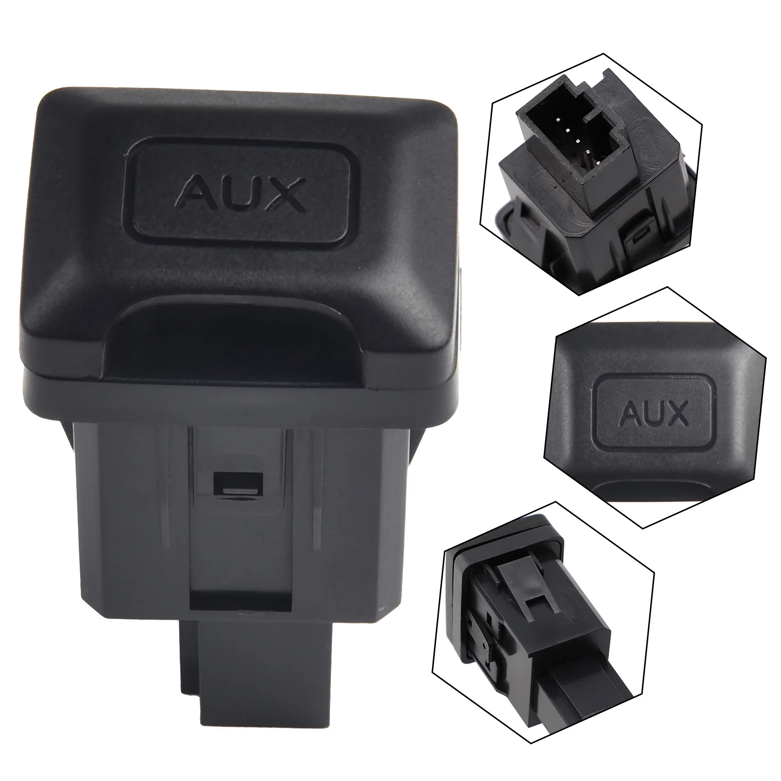 Car Auxiliary Input Port Aux Switch 5PIN #39112-SNA-A01 For Honda For CRV For Civic Aux Interface Plug Adapter