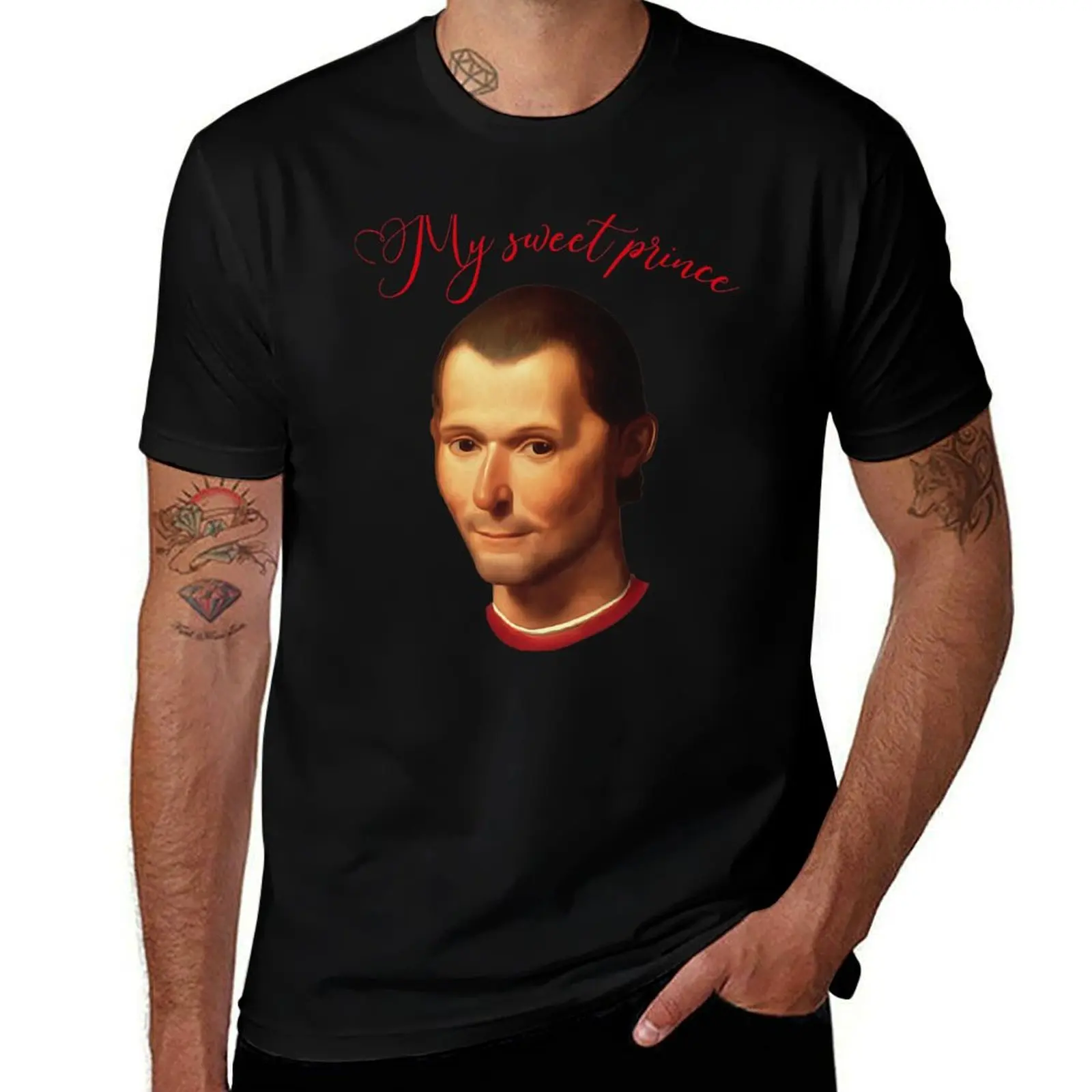

Machiavelli Portrait - My Sweet Prince T-Shirt T-shirts oversize oversized t shirt vintage t shirts clothing for men