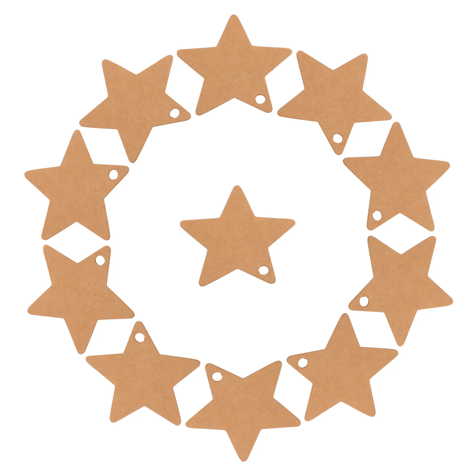 100 ชิ้น Handmade จี้ของขวัญแท็กของขวัญคริสต์มาสมินิกระดาษแข็งกระดาษวันเกิด