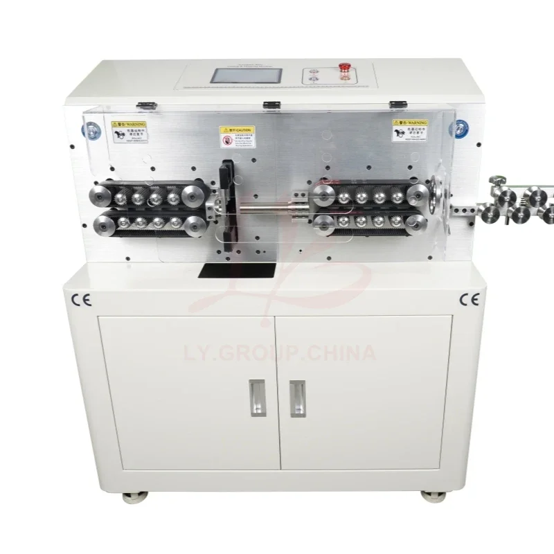 SWT-608-MAX3-S150 4000W 220V 110V Servomotore Condotto di sollevamento Touch Screen Controllo 8 Ruote Peeling Stripping Macchina da taglio