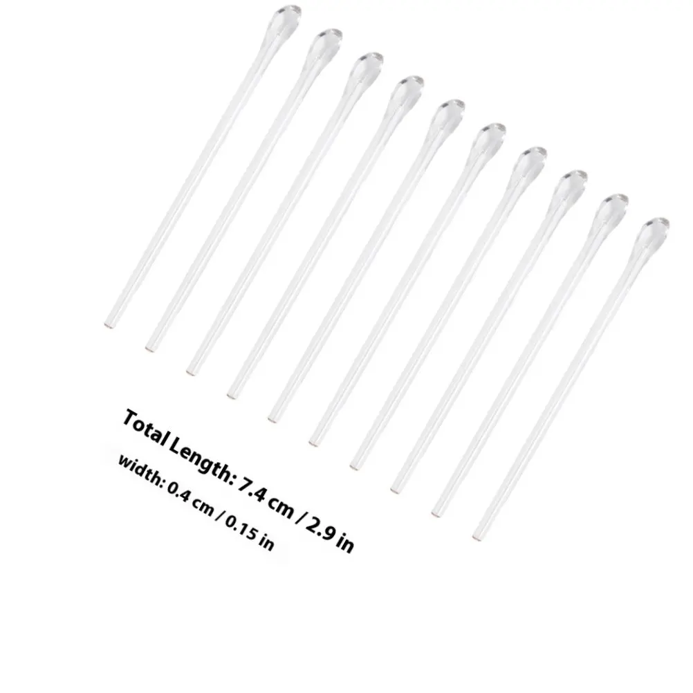 10Pcs Eyeglass Ear Grips Flexible Soft Anti-Slip Temple Tips for Glasses Repair Kit Sunglasses Reading Glasses Accessories