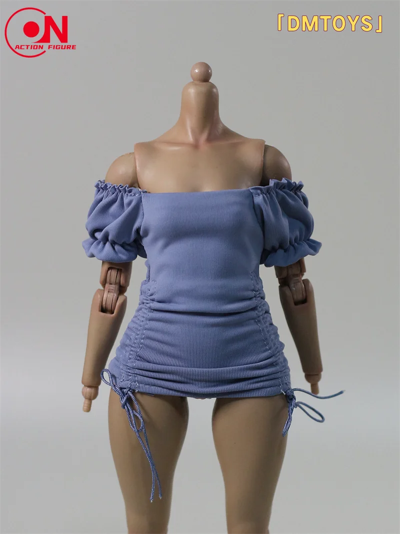 DMTOYS DF094 1/6スケール 女性用 バブルスリーブ フレンチドレス スカート 衣装モデル 12インチ TBL S53 AT202 VCD01 アクションフィギュアボディ対応