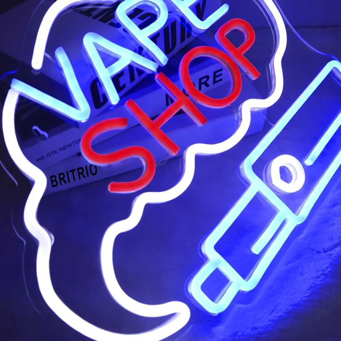 VAPE Shop Neon Sign LED Light USB Powered for Home Bar Wall Decor Man Cave Game Room Gift
