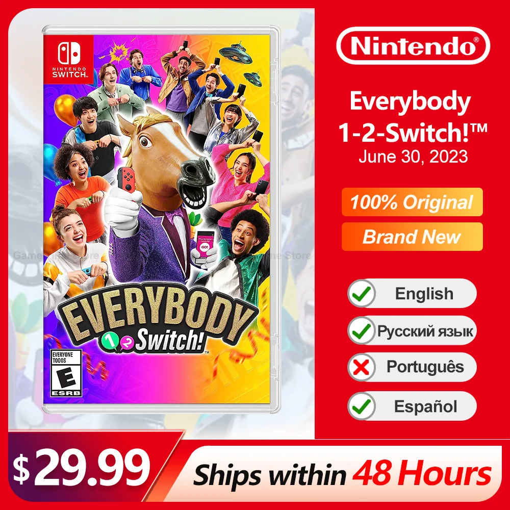 Everybody 1-2-Switch! Nintendo Switch Game Deals 100% Original Physical Game Card Party Genre for Switch OLED Lite Game Console