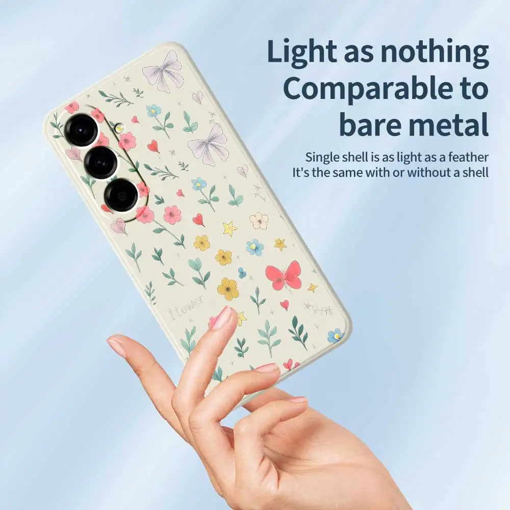 Custodia per telefono floreale fresca ed elegante per Samsung Galaxy A56 A32 A23 A22 5G A32 A23 4G A55 A54 A53 A52 A51 A35 A34 A31 Cover morbida