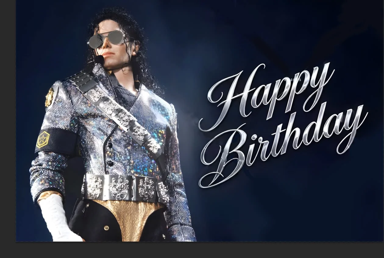 Neues Michael-Jackson-Geburtstagsdekorations-Set mit Musik-Hintergrund, Ballons, Tortendekoration und Banner für Kinder- und Erwachsenenfans, Partyzubehör – Detail 6