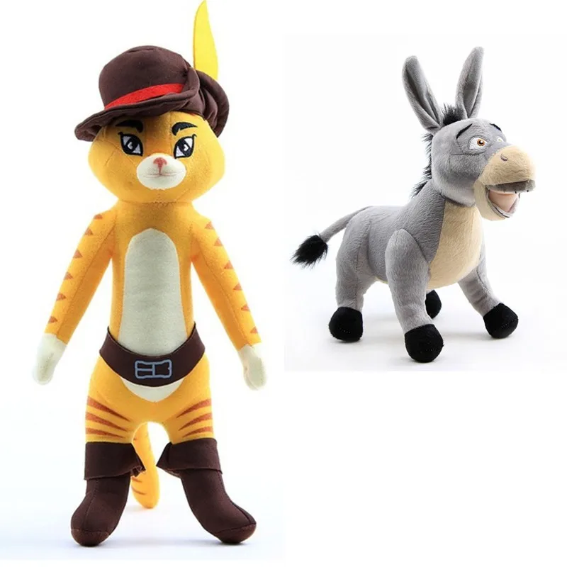 Shrek The Plüsch-Puppenkissen, weiches Schlafspielzeug, Filme, Sammlerstück, Weihnachtsgeschenke, Kinder, heiße Spielzeuge, Zubehör, Anime-Figuren