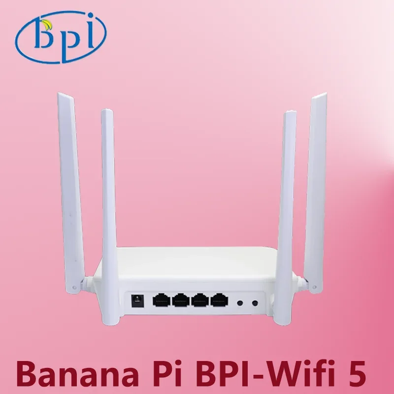 

Banana Pi BPI-Wifi5 Router Siflower SF19A2890S2 Dualband Wireless Router 1.2Gbps Wireless Rate High Performance Wireless Router