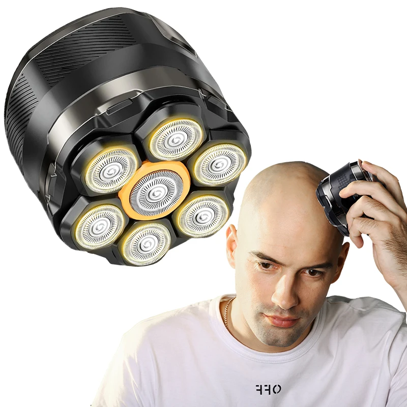 

Bald Head Shavers for Men 7D Magnetic Electric Razor Hair Trimmer Clippers Mini Tondeuse Rechargeable Balding Shaver