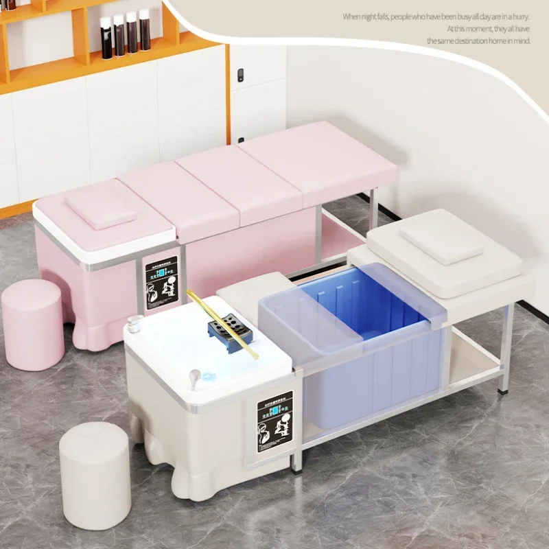 Japanese Head Spa Shampoo Bed Water Therapy Massage Hair Salon Chair Beauty Silla De Pedicure Spa Salon Equipment Furniture