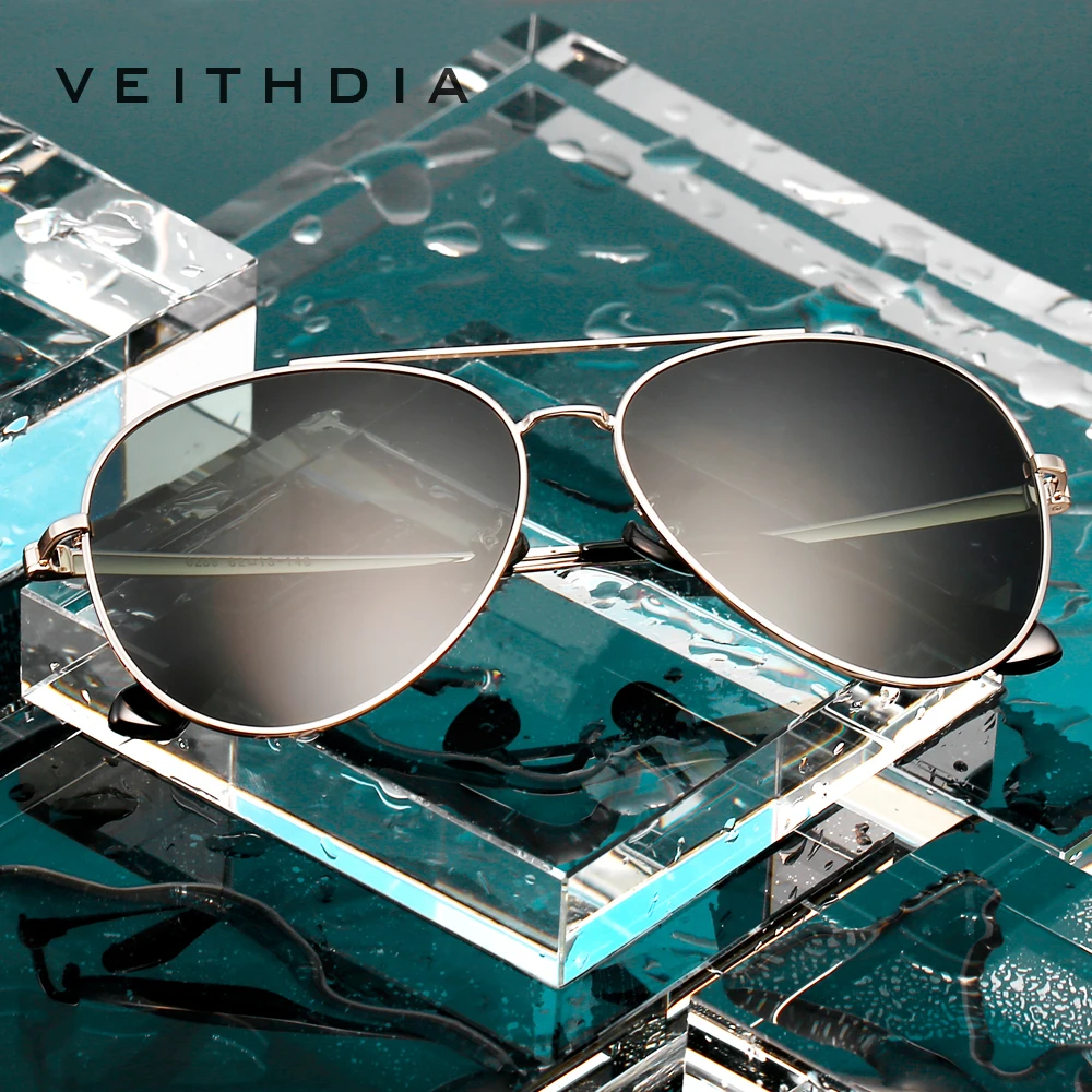 

VEITHDIA Brand Sunglasses Classic Fashion Men Women Polarized UV400 Lens Outdoor Eyewear Accessories For Male/Female VS08259