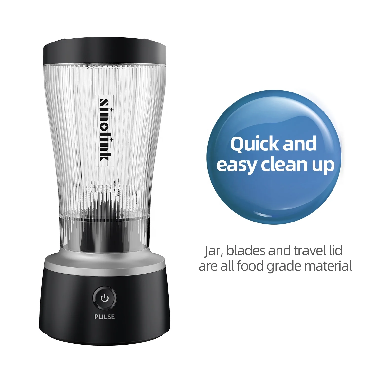 Licuadora eléctrica 2025 para llevar con botella deportiva Producto portátil y conveniente