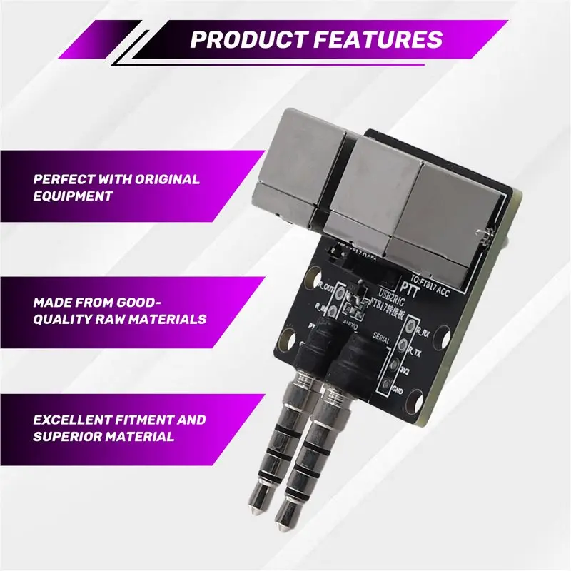 AS95-2X Extension Module For USB2RIG Radio USB Sound Card Connector Accessories