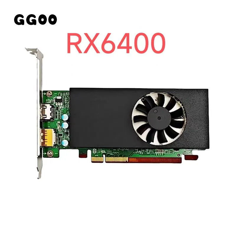 

Original RX6400 For LENOVO AMD Radeon 4GB Gaming Desktop Computer Discrete Graphics Card Supports Ray Tracing RX 6400 4GB 4K