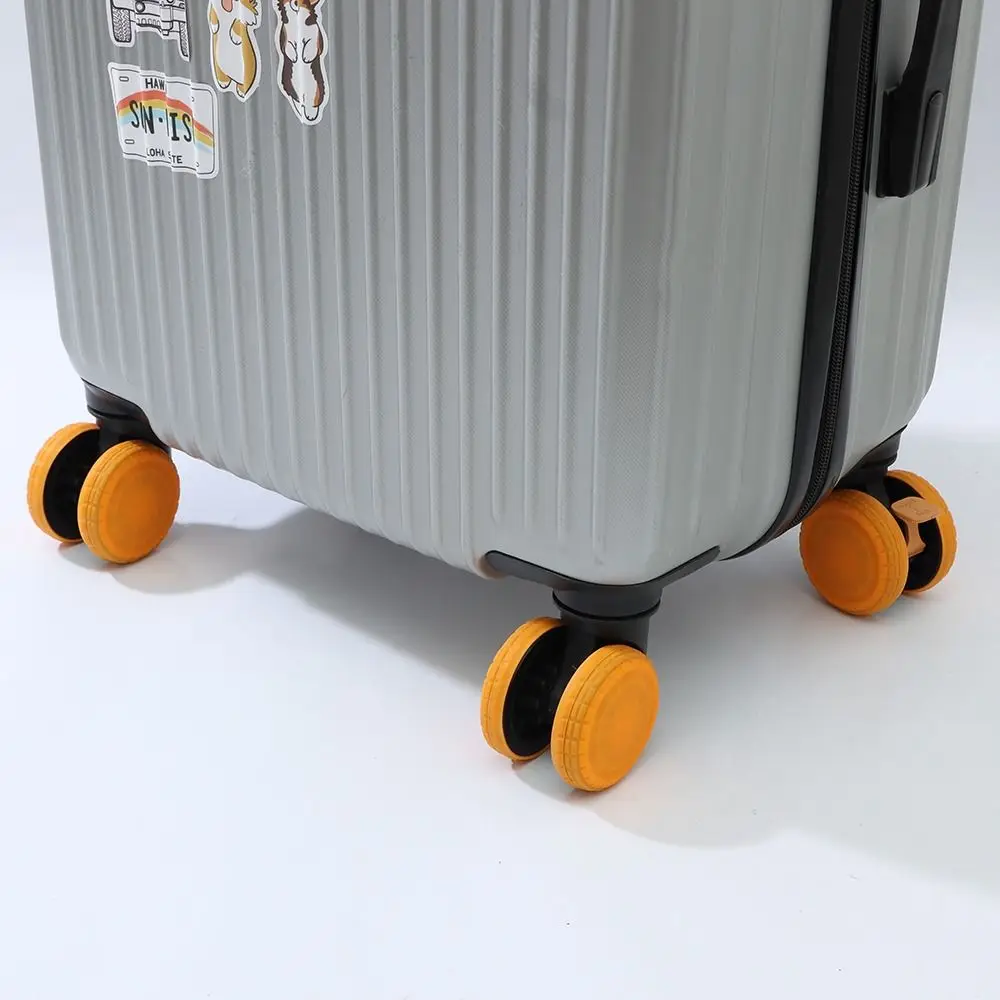 Trolley Box Casters Cover Luggage Wheels Protector With Silent Sound Wheel Wear Wheels Cover Luggage Accessories