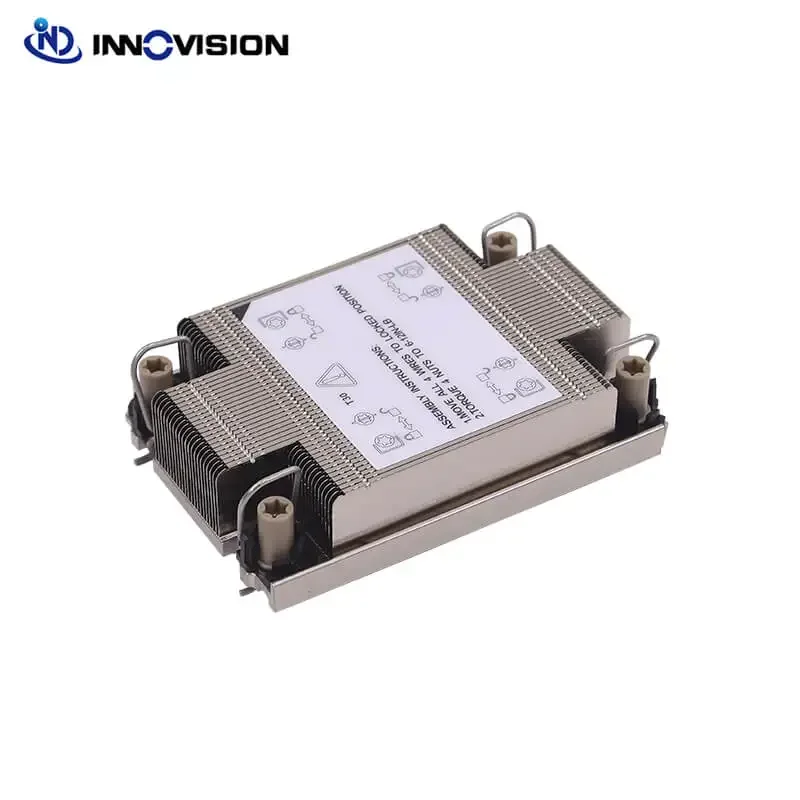 工場出荷時の 1U サーバーパッシブヒートシンク LGA4189 ソケット CPU クーラー、1U サーバーおよびブレードサーバー用の 4x ヒートパイプ付き