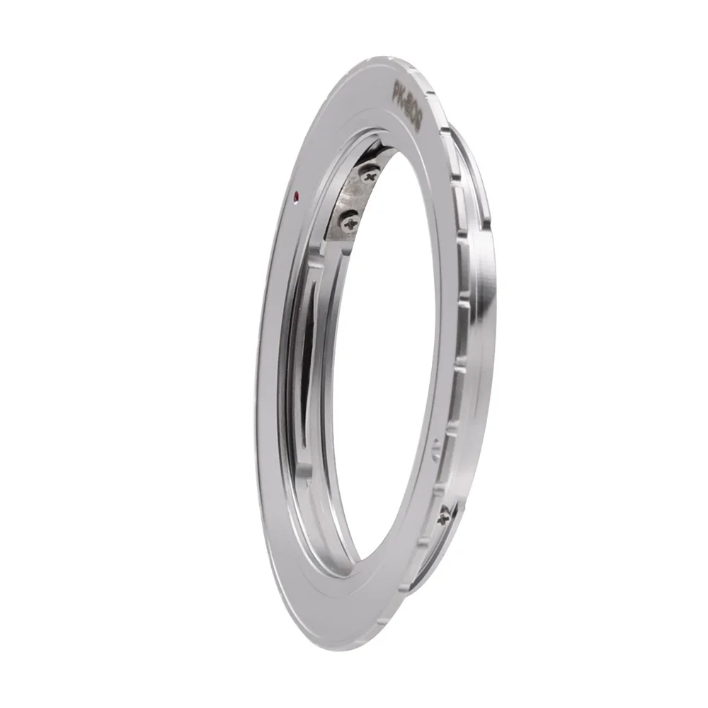 Silver PK-EOS Mount Adapter Ring focus infinity for Pentax PK K mount Lens to Canon EOS EF / EF-S mount Camera