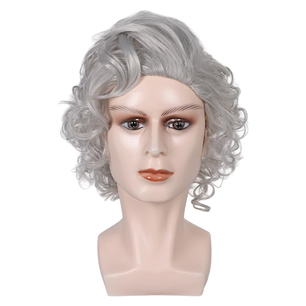 Astarion Cosplay Wig Baldurs Cos Gate 3 Heat Resistant Synthetic Hair BG3 Astarion Role Play Wigs Carnival Halloween Party Props