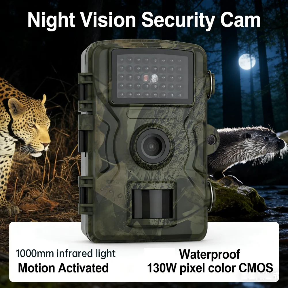 

Infrared Night Vision Security Cam Motion Activated Wildlife Camera Animal Observation Camera Outdoor Wildlife Photo Traps
