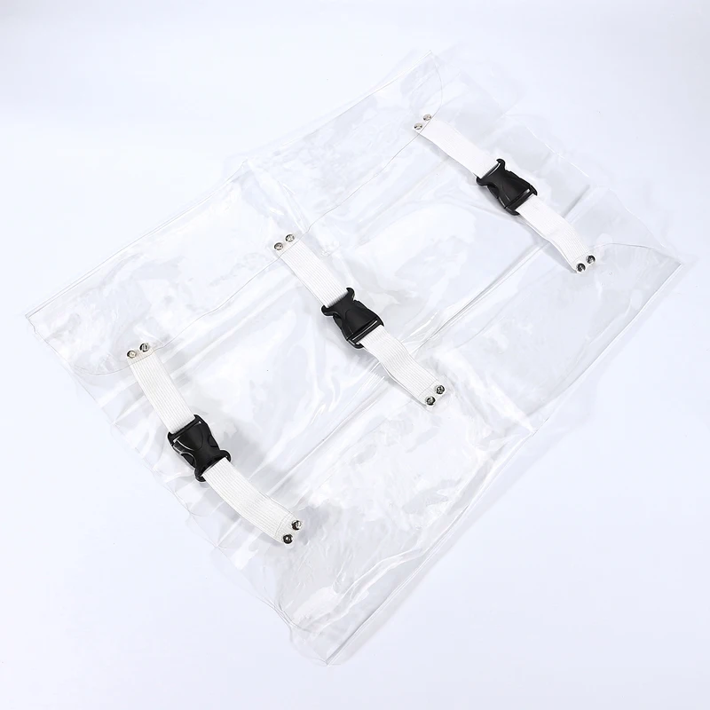 Dental Chair Seat Foot Pad Dental Mat Cushion Unit Dustproof Cover Plastic Clear Protector Tool With Elastic Bands Clinic Supply