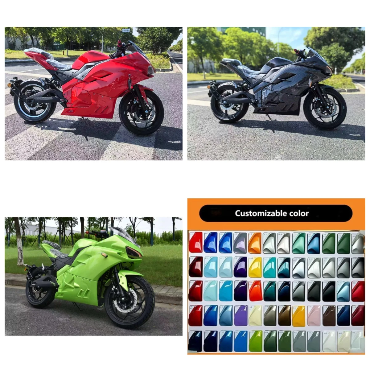 Krono Wild 2000W Electric Motorcycle Speed 80km/h 2000-10000W Option Electric Dirt Bike Off-road Motorcycle Sportbike/Scooter/St