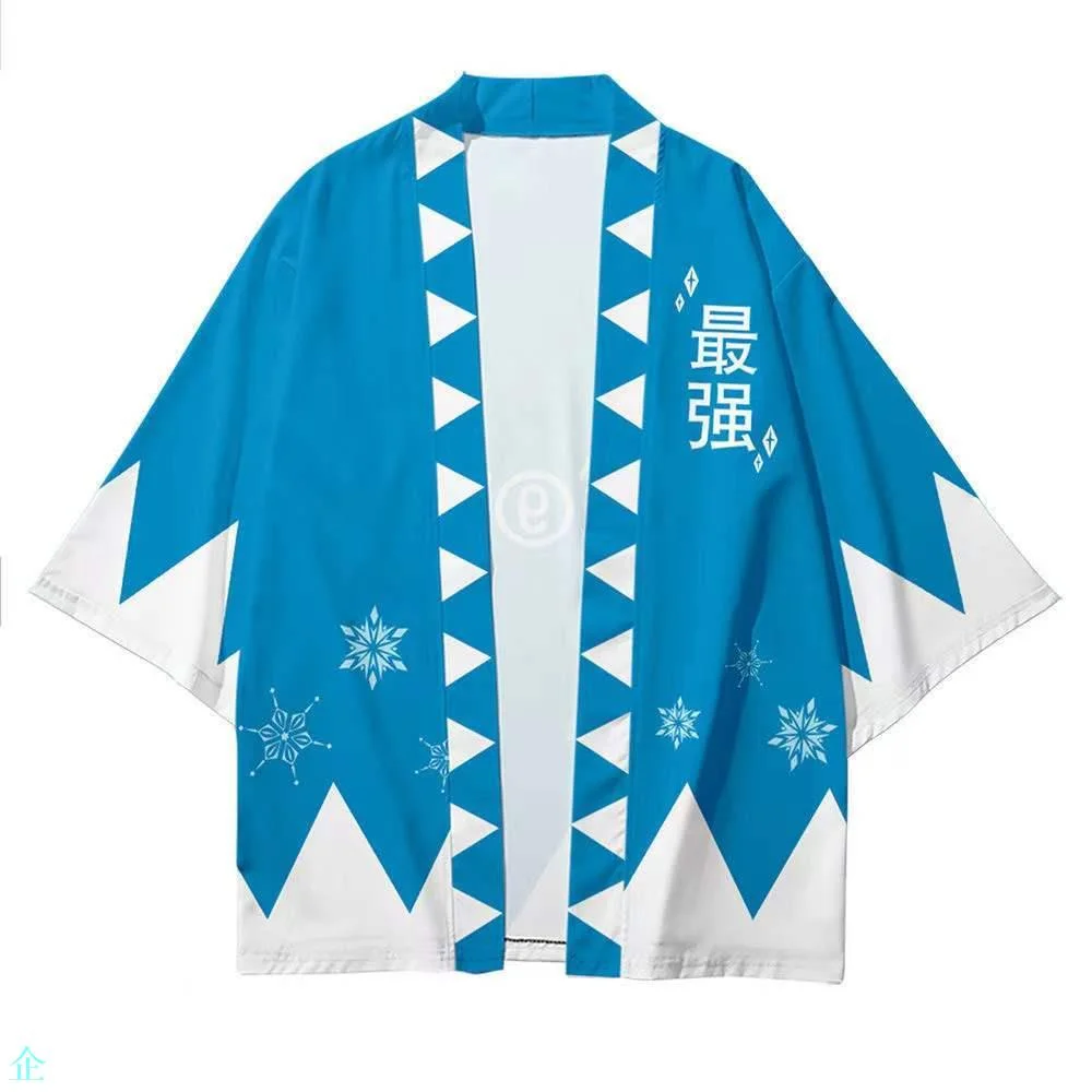 Touhou Project Anime Clothes Yuuko ثنائي الأبعاد Kiruno Miss Impression Haori Yukata Kimono #2