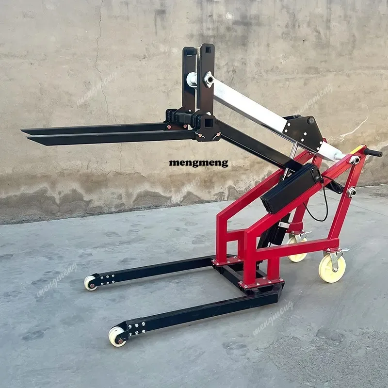 New arrive Electric small forklift hydraulic lift truck stacker portable electric warehouse transporter