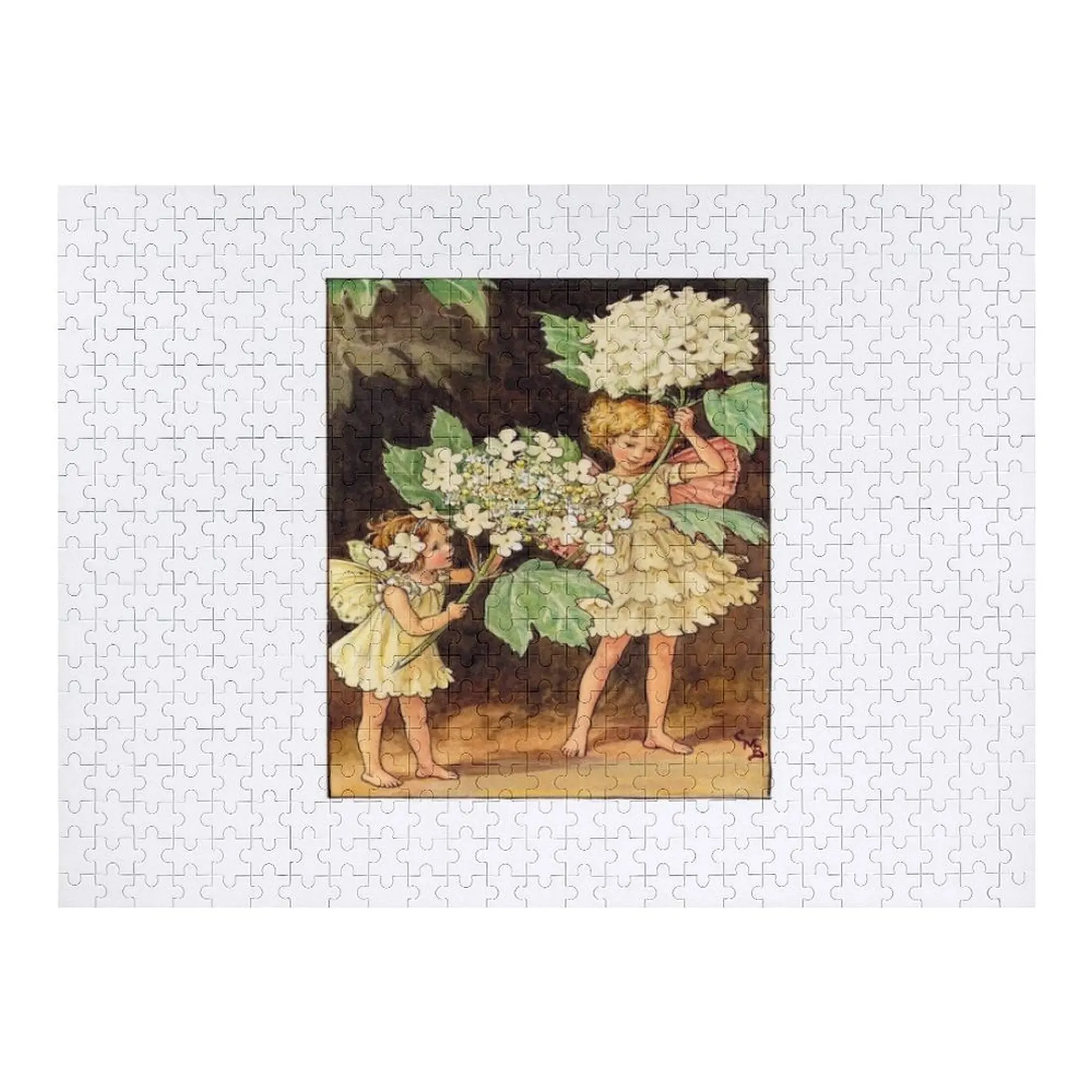 

Cicely Mary Barker The Guelder Rose Fairies Jigsaw Puzzle Personalized Gifts Picture Custom Wood Puzzle