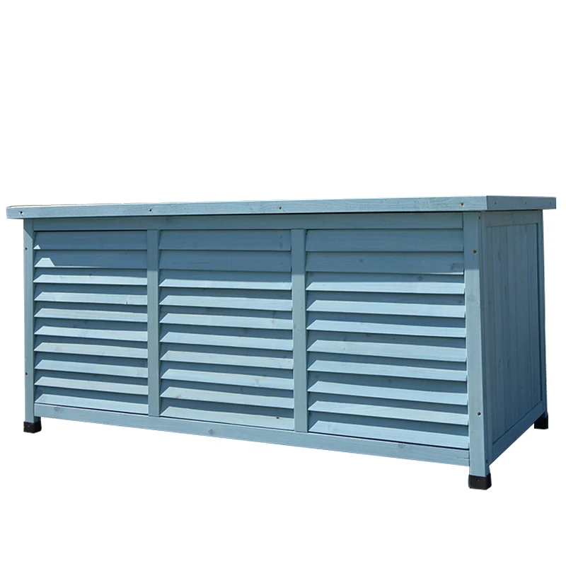 

Outdoor Wooden Short Cabinet Locker Carpet Cabinet Storage and Finishing Outdoor Balcony Garden Garden Rainproof and Anti-corros