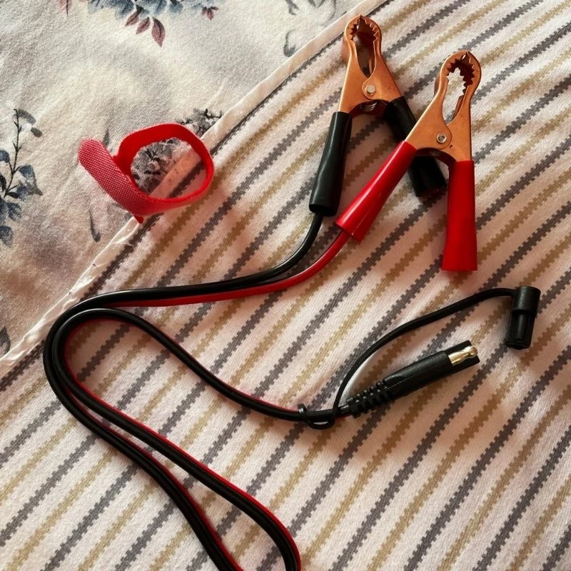 SAE Extension Cable 16 AWG Wire Harness Sae to Battery Clip12V #4