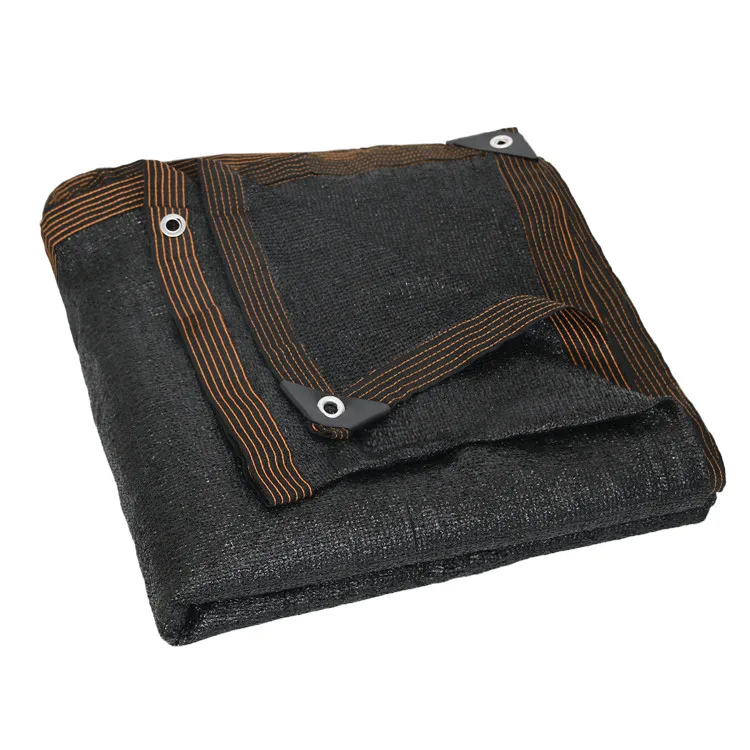 2025年工場直送 高品質 ブラック サンシェードネット バルコニー 中庭 温室 農業用 遮光ネット