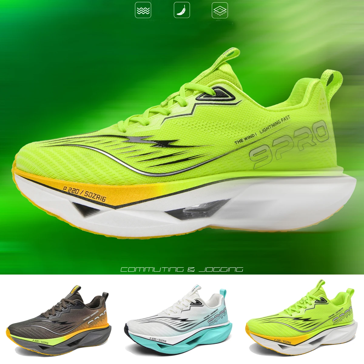 

Новые кроссовки для марафонского бега с карбоновой пластиной Pro Tests, стабильная поддержка для амортизирующих сверхлегких прыжковых кроссовок