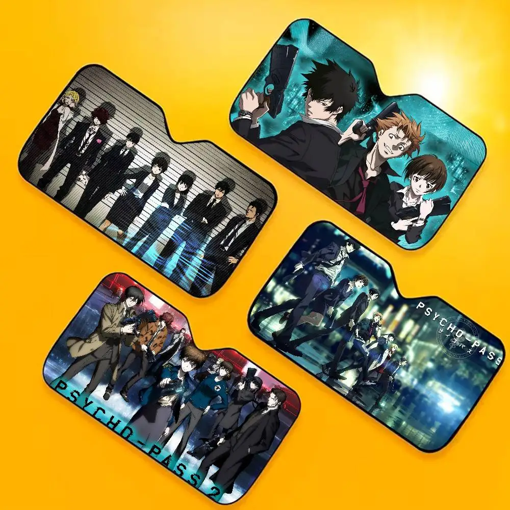 

Солнцезащитная пленка для автомобиля с рисунком аниме PSYCHO-PASS, нагреваемая, для лобового стекла, защита от солнца, аксессуары для автомобиля