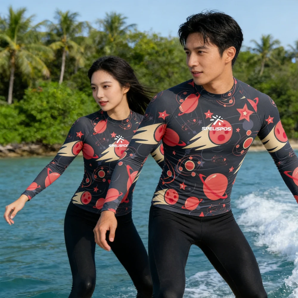 

Long Sleeve Sailiing Top Wear Men Women Surfing Shirt High Quality Rash Guard Surf Beach Swim Clothes for Water Sport Fishing
