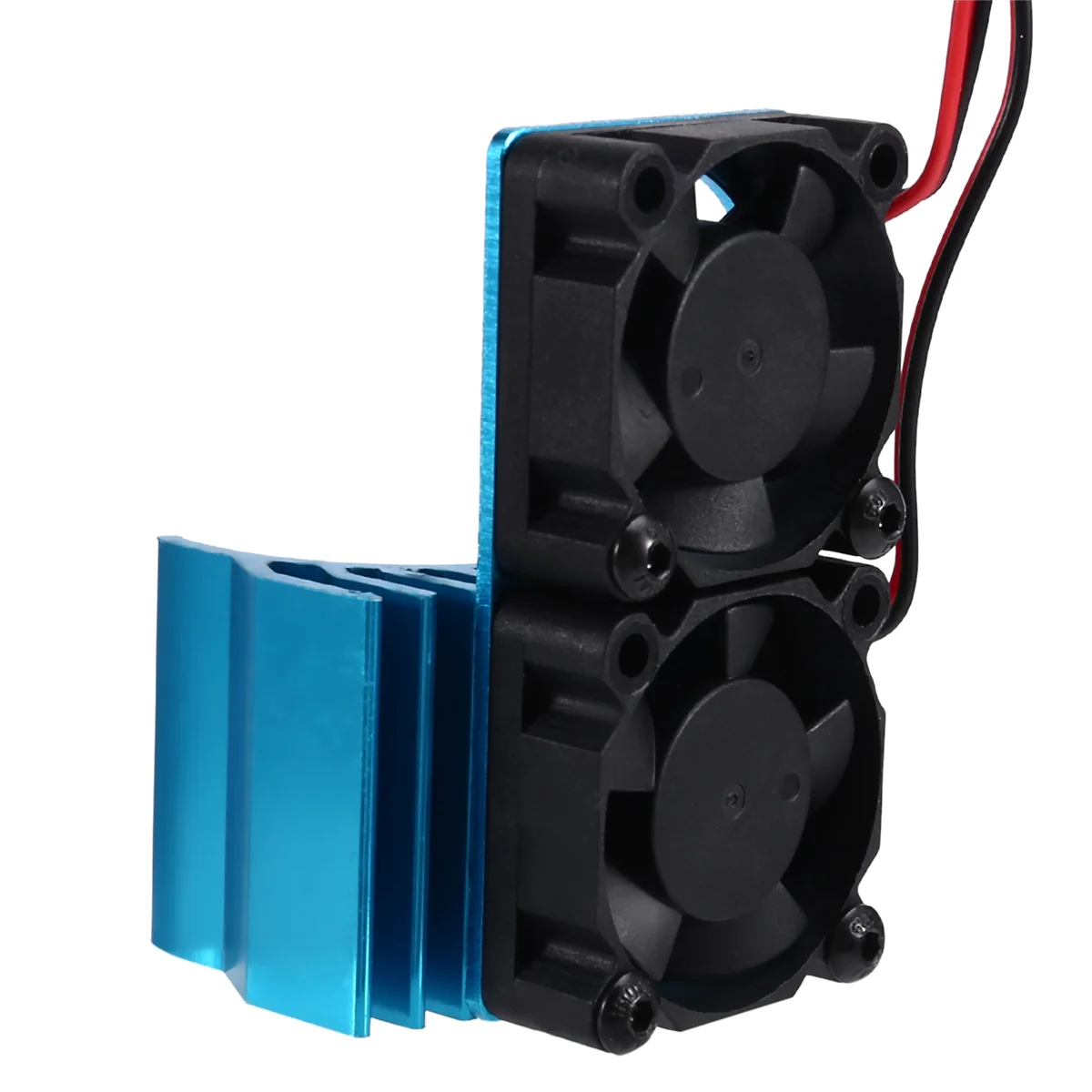 مجموعة مروحة تبريد MSOR VXL-3s ESC ومحرك مزدوج متوافقة مع Traxxas Slash 4x4 Stampede 4x4 Rustler Blue