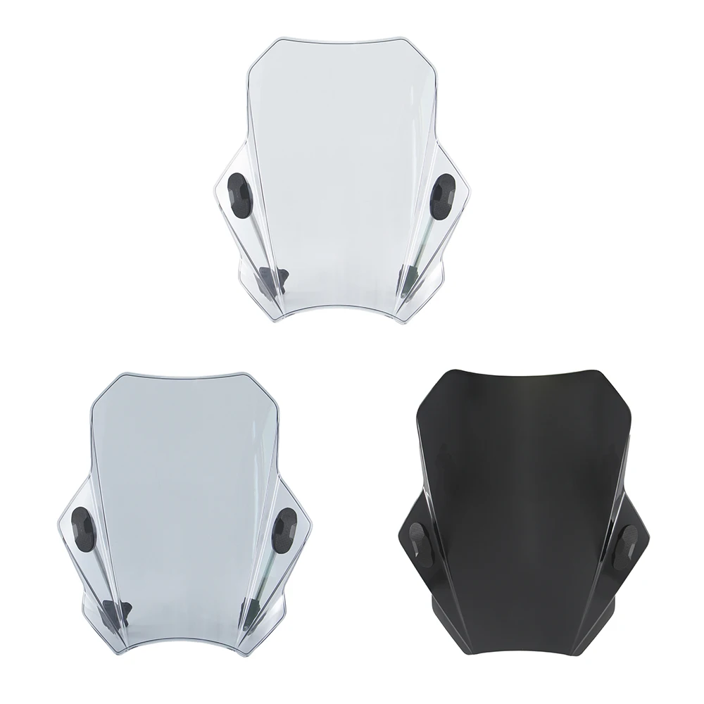 Universal Motorcycle Windscreen Windshield Smoke Lens Deflector For CB400 CB750 CB1000R For Suzuki Bandit SV 650 GSF For K1200R
