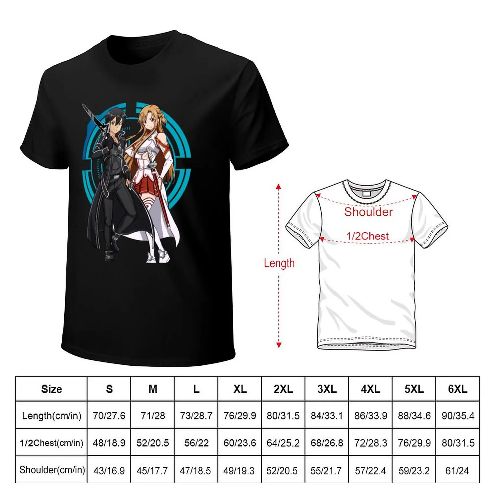 sword online T-Shirt Trendy Pattern T-Shirt for Men