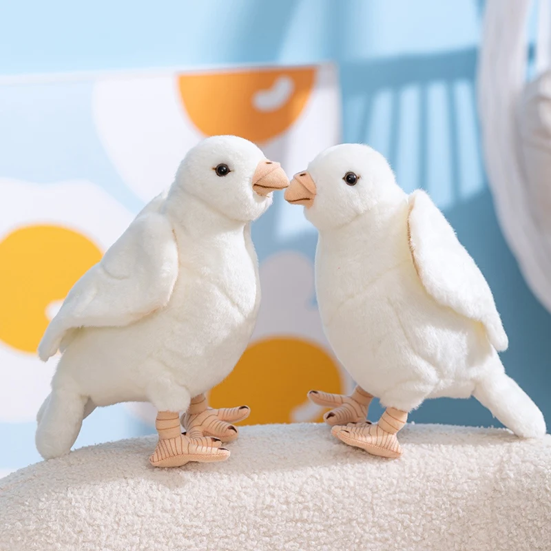 

Simulation 22cm Bird Pigeon Plush Toy Cute Stuffed Animlas Peace Dove Plushies Dolls Anime Soft Kids Toys Gift Home Decor