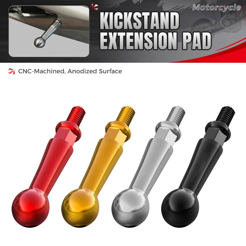 

Kickstand For Ducati Panigale Streetfighter V4 Panigale 1000 1100 V4 R S SP SP2 Motorcycle accessories Side Stand Enlarger Pad