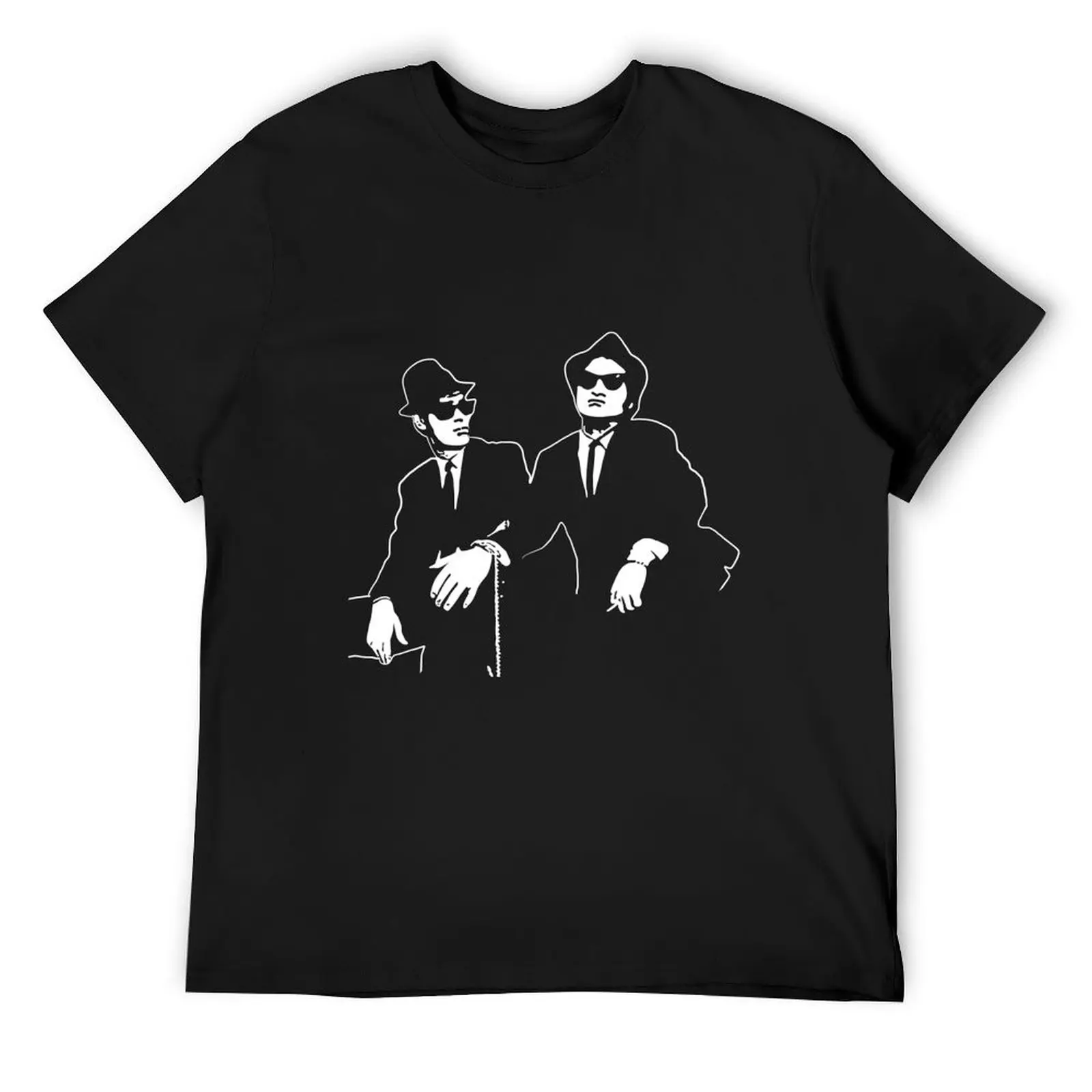 Blues Brothers - Jake & Elwood T-Shirt anime stuff anime plus size clothes blue archive t shirts for men